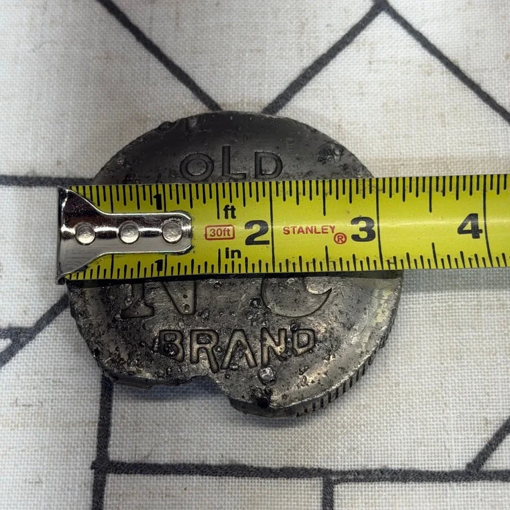 Jack Daniel's Belt Buckle OS Silver Old‎ No 7 Brand Bottle Cap Vintage 2005